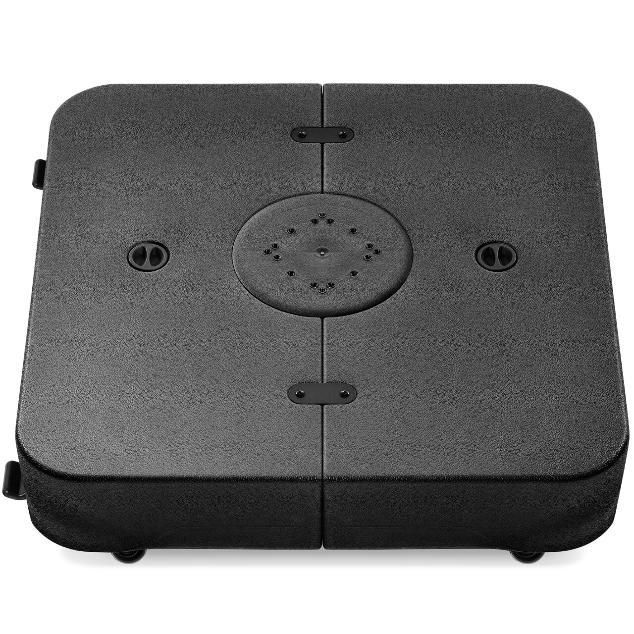 Best Choice Products Heavy-Duty Outdoor Cantilever Base Stand w/ Wheels, Locks, Fillable 330lb Capacity